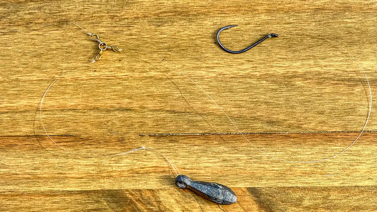 3-way rig for catfish