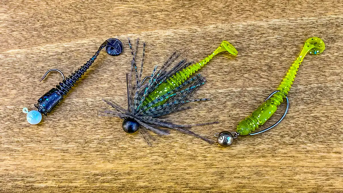 rigging B-Vibe on a jighead, micro swing head and as a trailer on a Mono Spin Jig