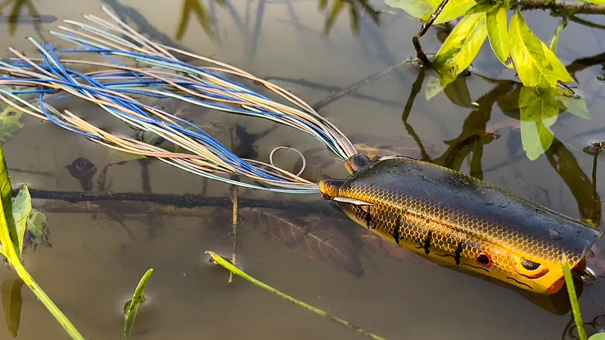 Get Bass Blowups Fishing Frogs on Riprap - Wired2Fish