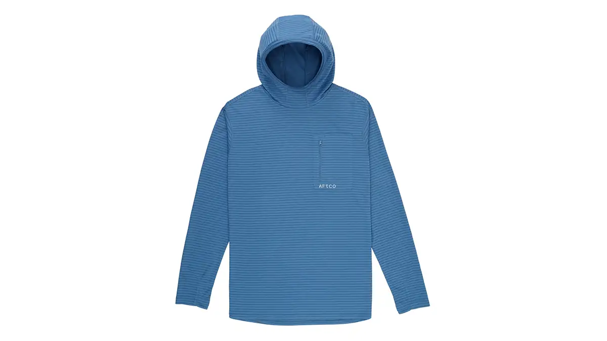 aftco channel hooded performance shirt