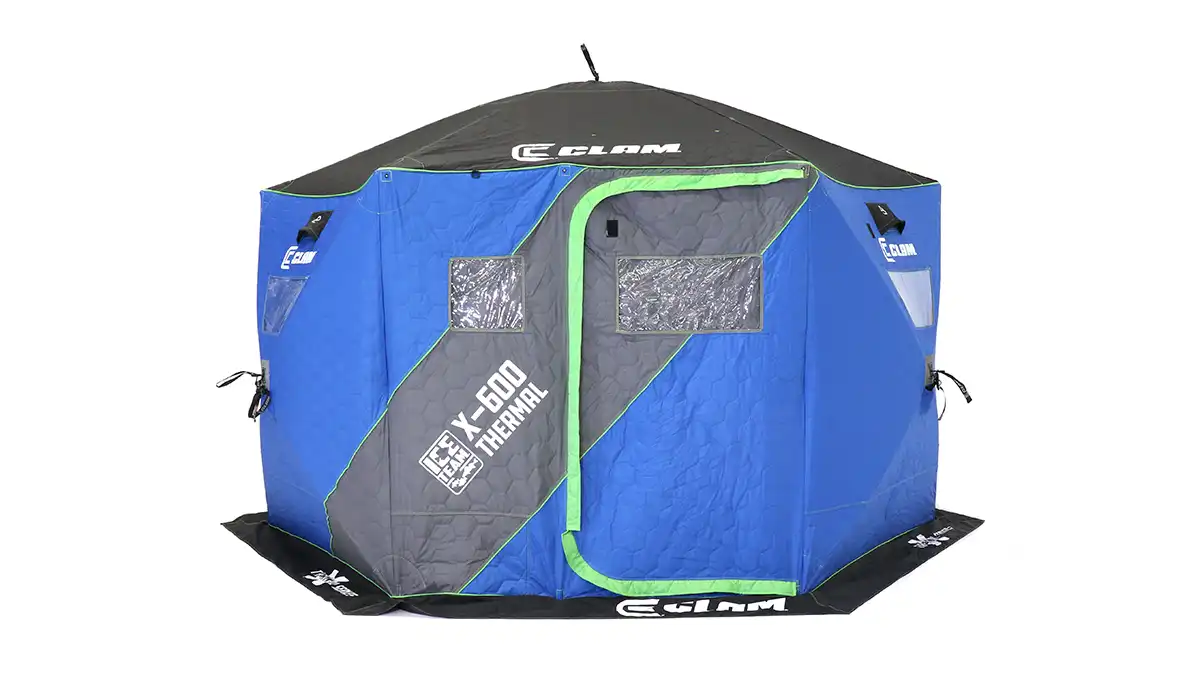 Clam Portable Pop Up Ice Fishing Thermal Hub Shelter Tent : Target
