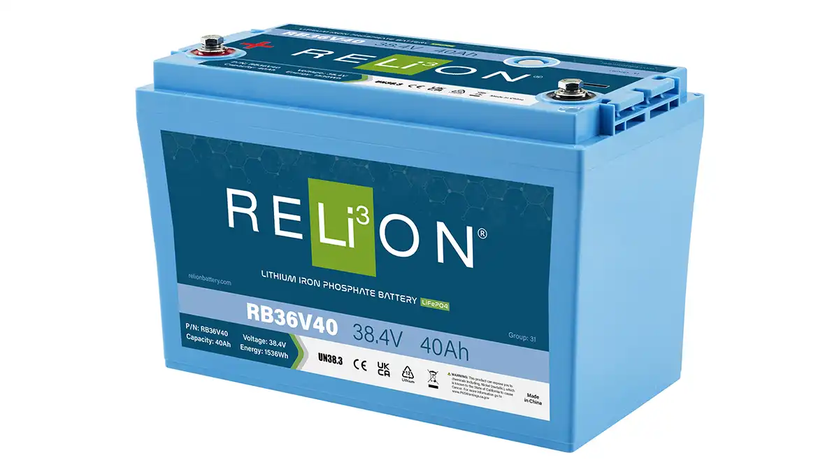 RELION GROUP31 36V 40AH Lithium Battery