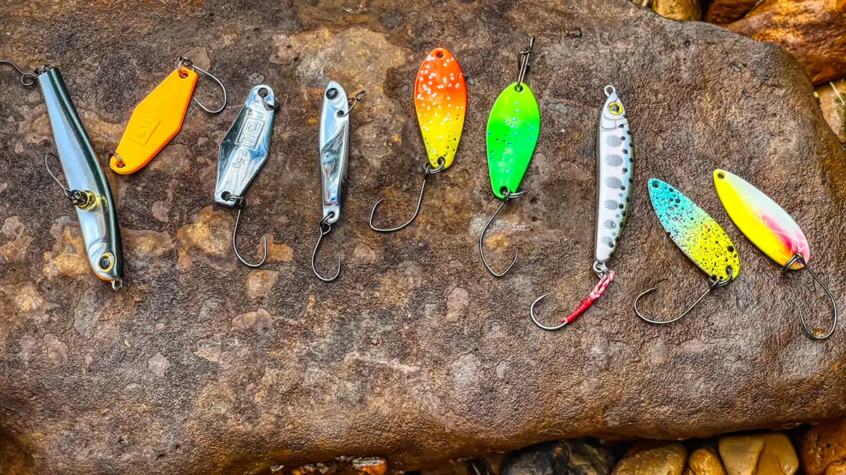 Trout fishing with hard lures, a technique that works