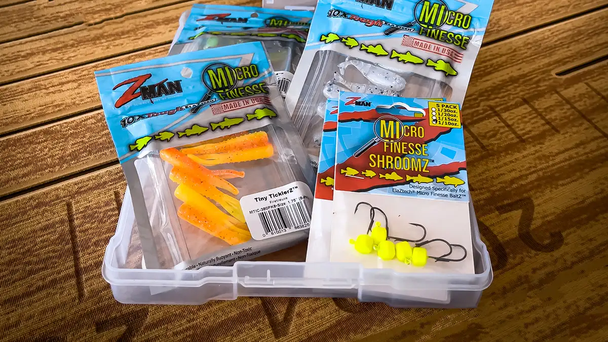 NEW Z-Man Micro Finesse!!! - The PERFECT BFS Lures? Tiny TicklerZ
