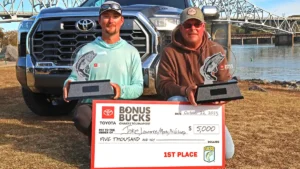Lawrence and Williams Win 12th Annual Toyota Bonus Bucks Owners Event