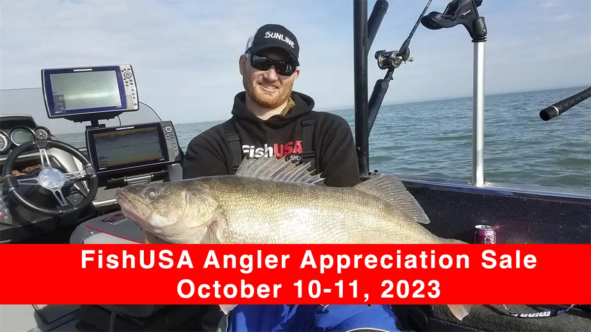 FishUSA Angler Appreciate Sale