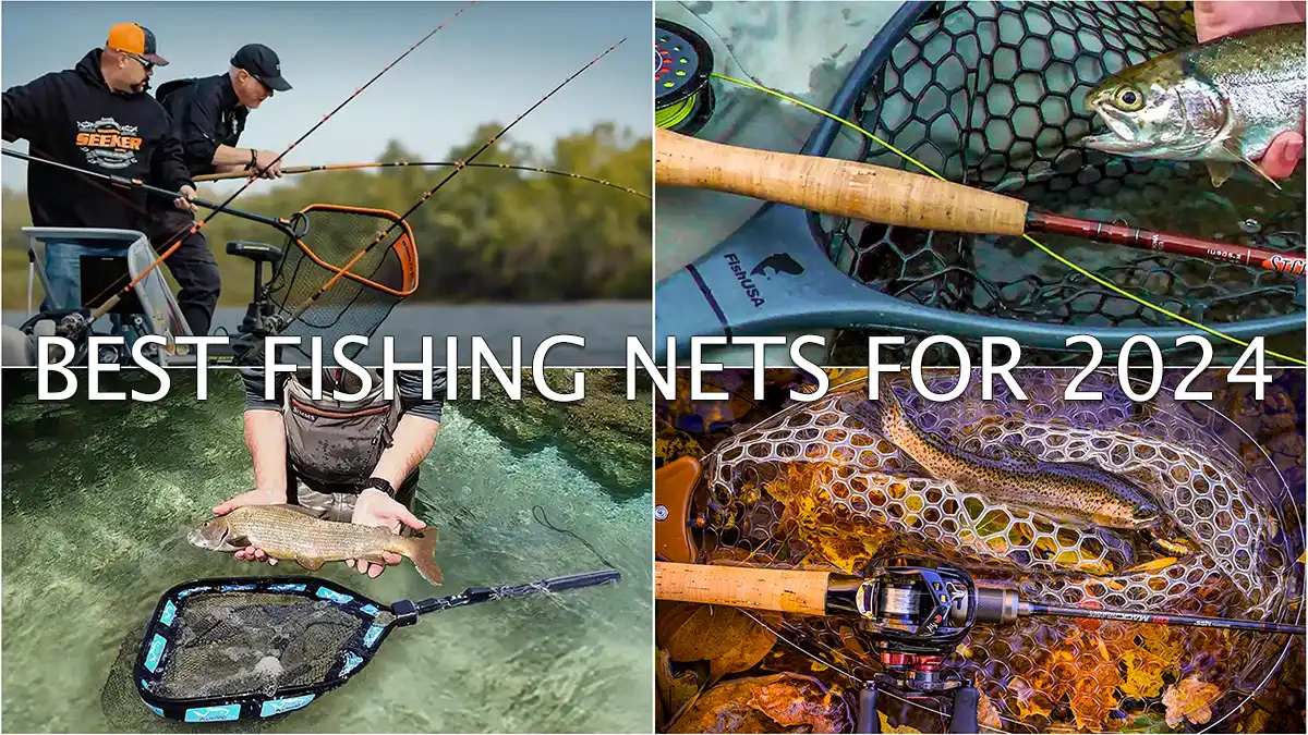  PLUSINNO Fishing Rod and Reel Combos, Fishing Net