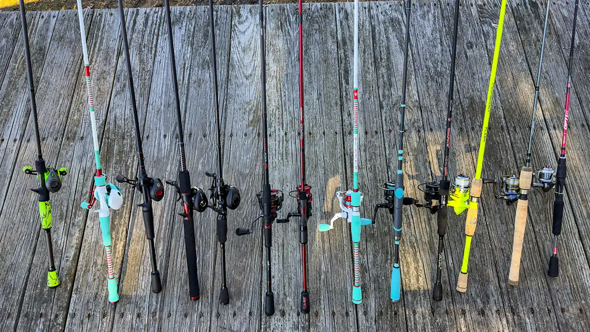Tailored Tackle Bass Fishing Rod & Reel Baitcasting Combo Learn to Baitcast  