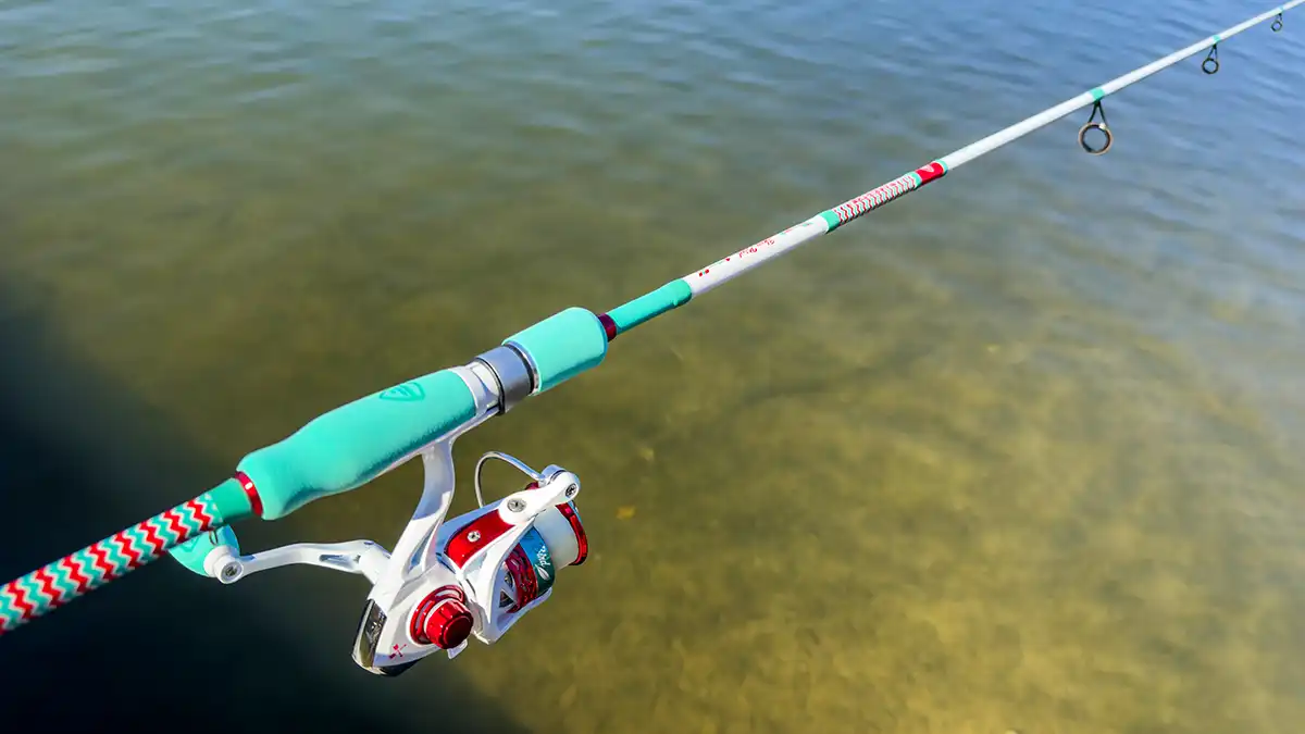 Mini rotating fishing rod and spool combination portable, fishing