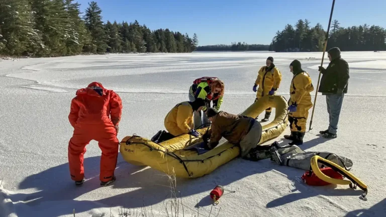 Maine Fisherman Dies after Falling Through Ice