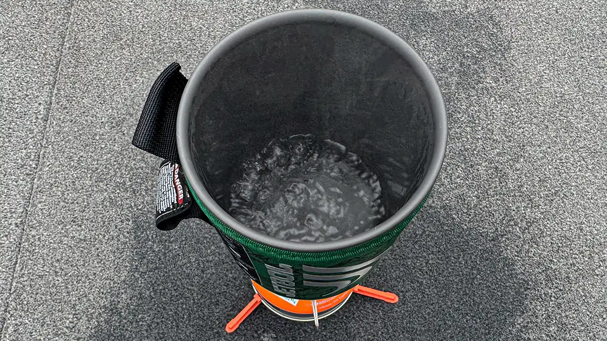 Jetboil flash cooking