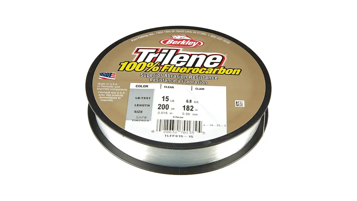 Berkley Trilene 100% Fluorocarbon Ice Line, 2 lb