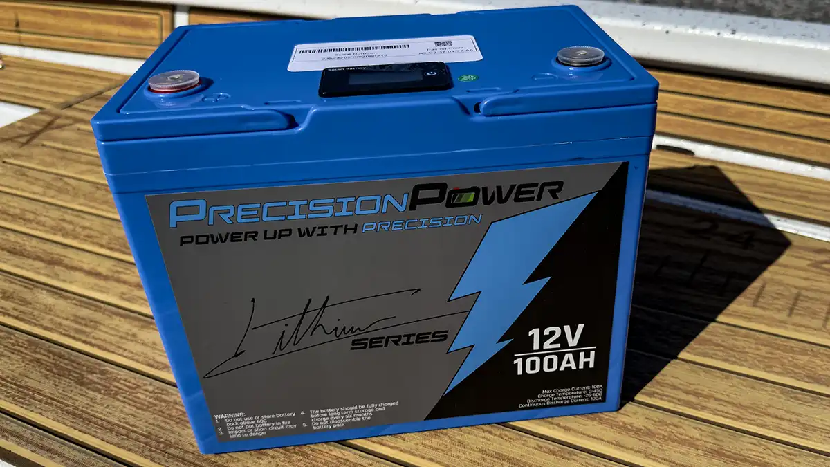 Precision power 12v 100 Ah lithium marine battery