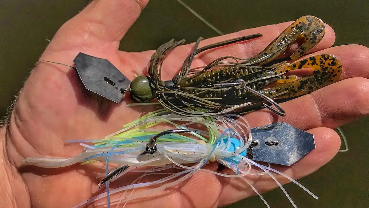 vibrating bladed jig fishing lure