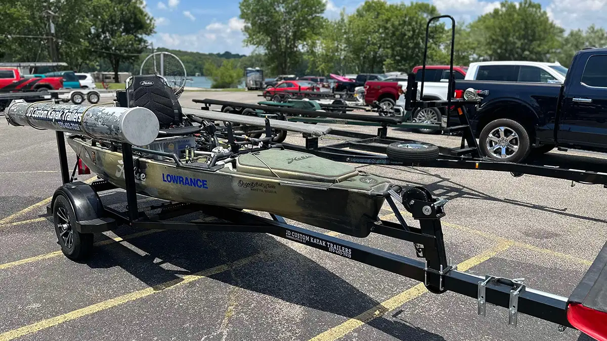 JD custom kayak trailers