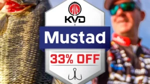 33% Off All KVD Mustad Products