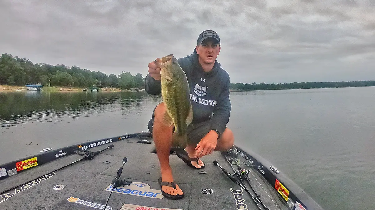 Glenn Walker with Largemouth Bass