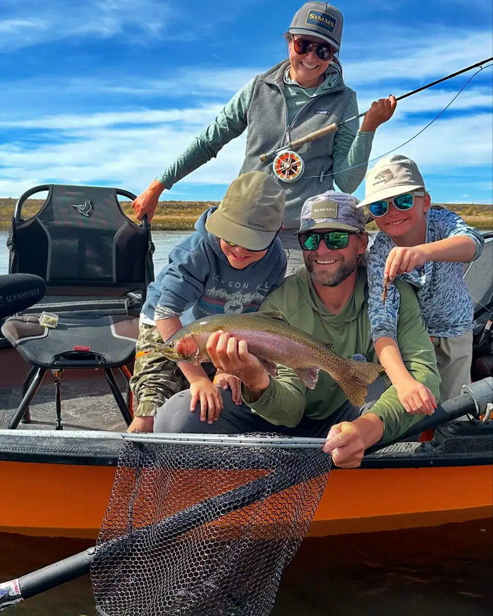 Eli Iorg and family share an awesome fly fishing day on the river