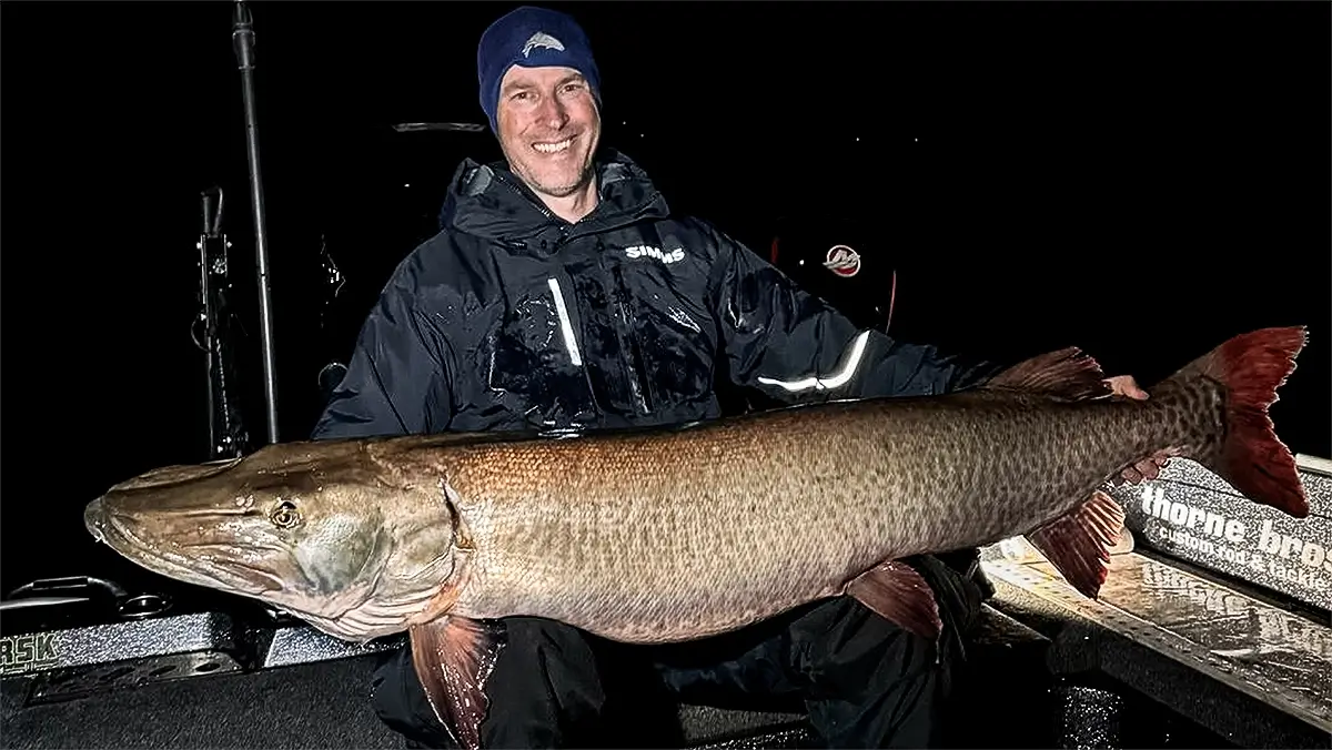 Art Weston with record muskie