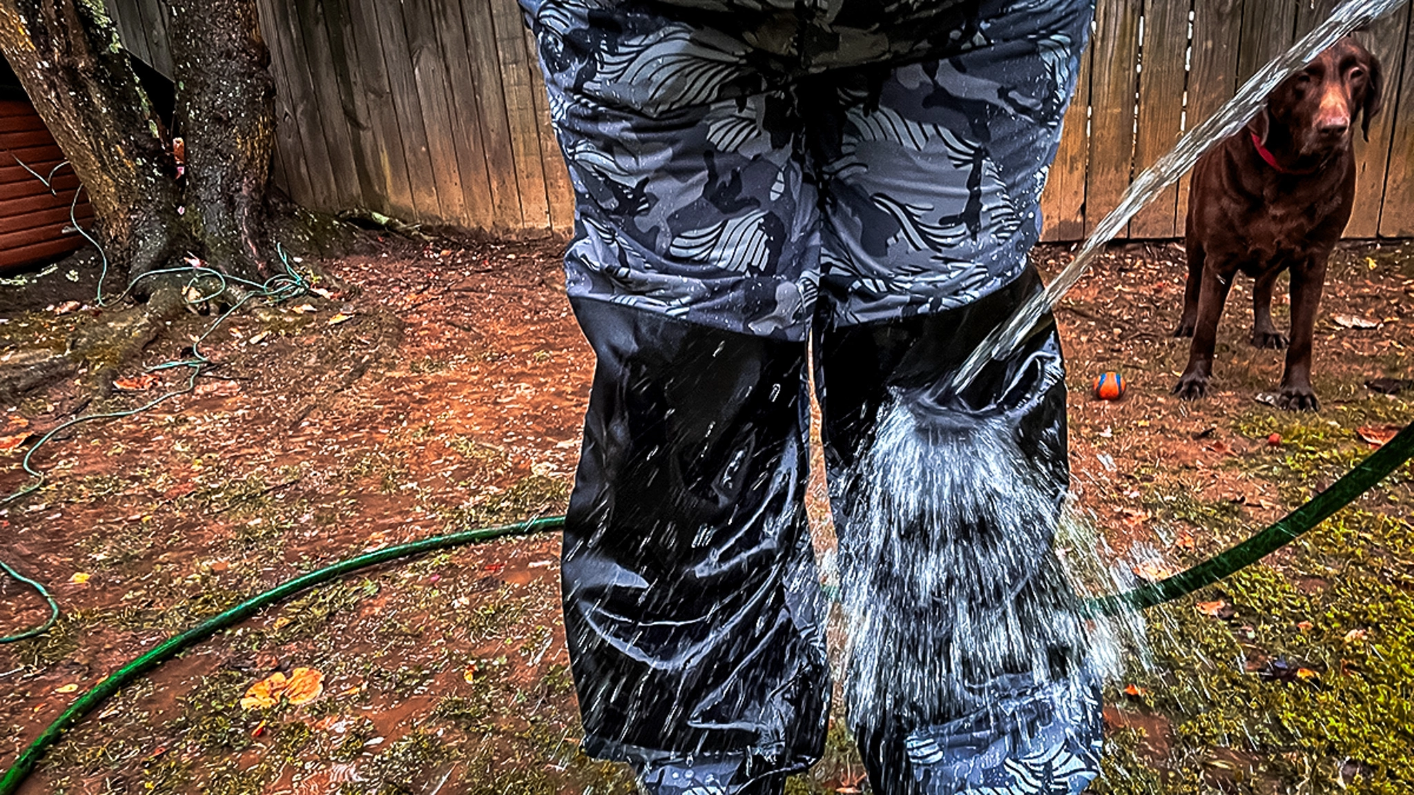 bibs and the hose