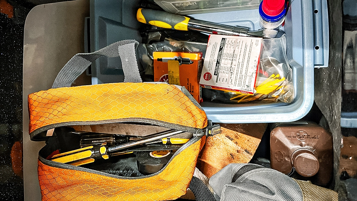 essential boat items tool box