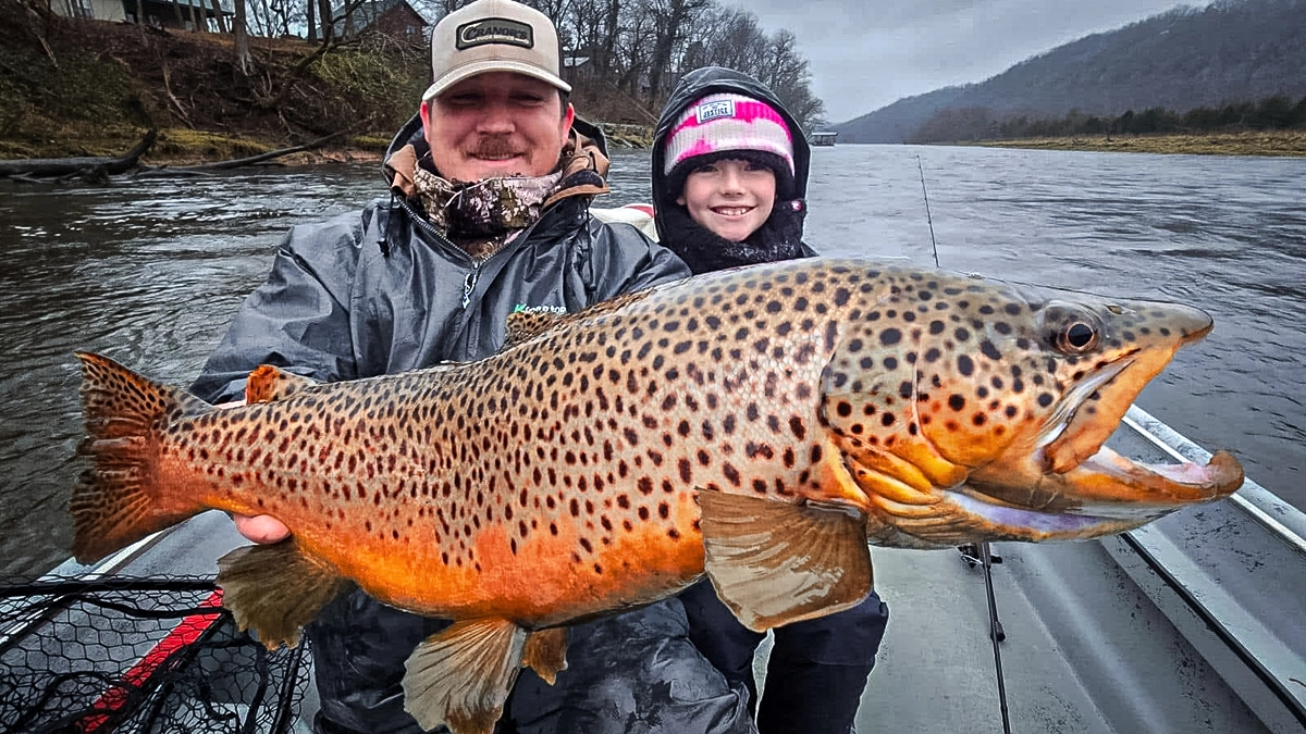 Donald Cranor white river guide winter trout fishing