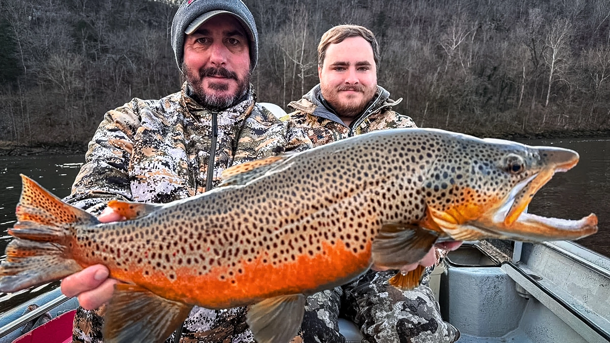 Donald Cranor white river guide winter trout fishing