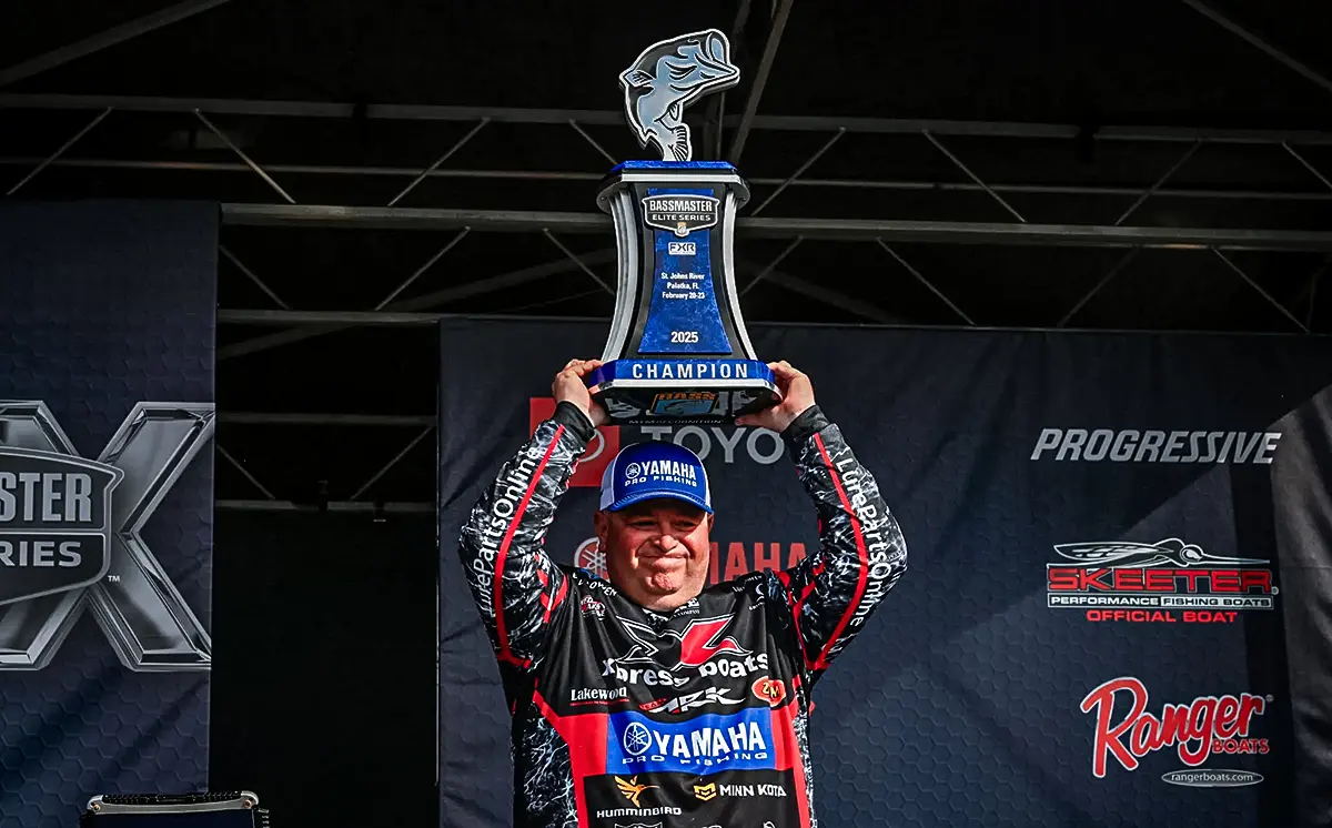 Bill Lowen with a first place trophy