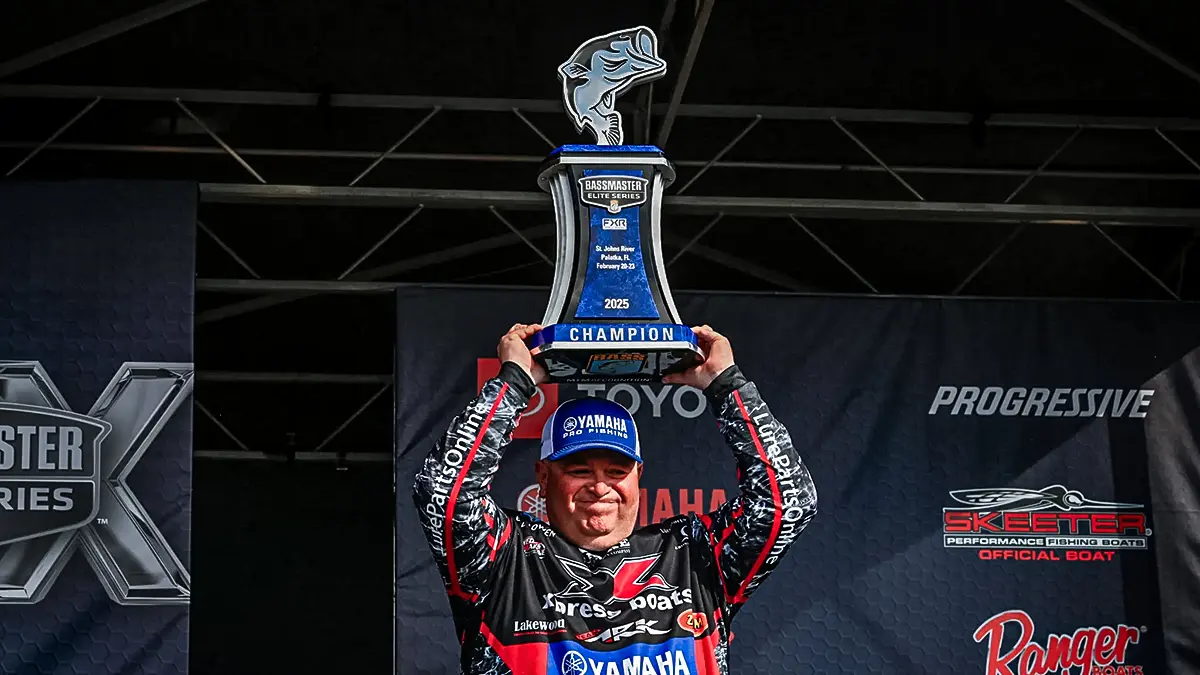 Bill Lowen with a first place trophy