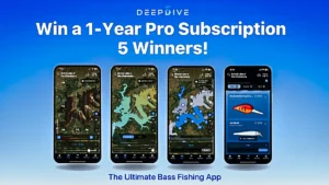 Deep Dive Fishing App Giveaway: 1-Year Pro Sub for Free!