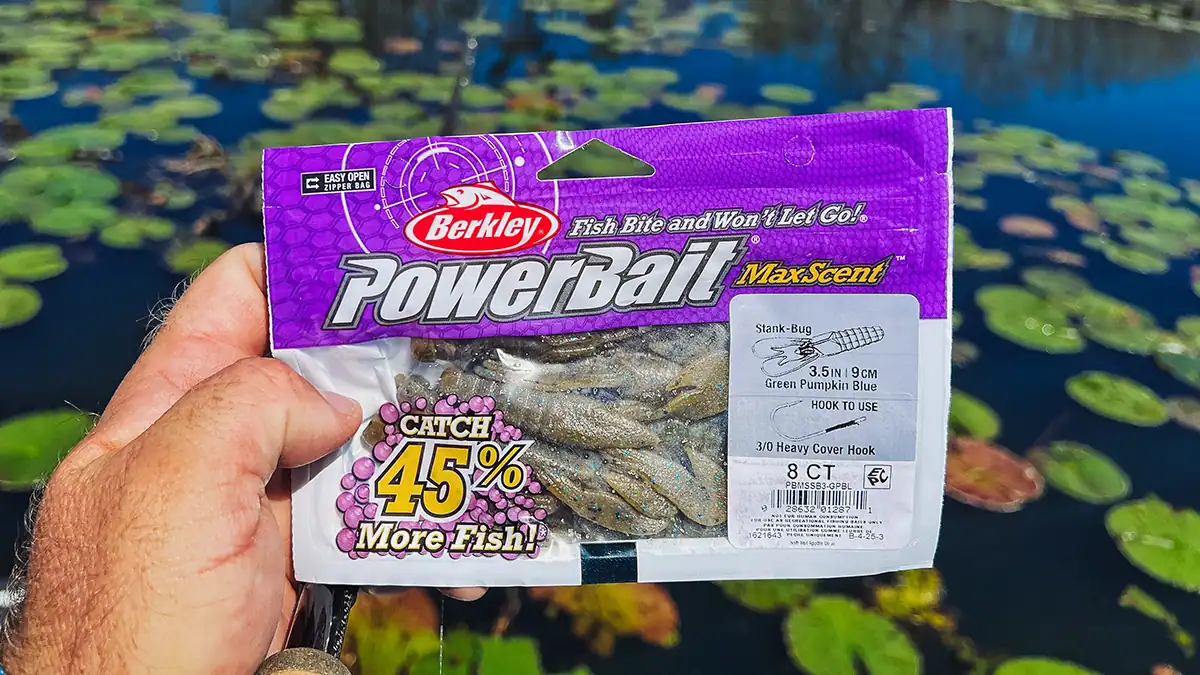 Berkeley PowerBait MaxScent Stank Bug package