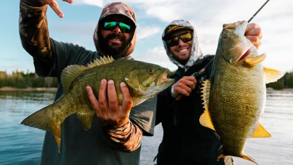 pair of smallmouth bass catches