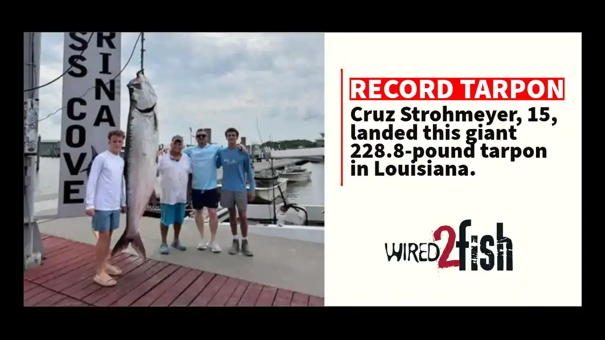 Cruz Strohmeyer and record tarpon
