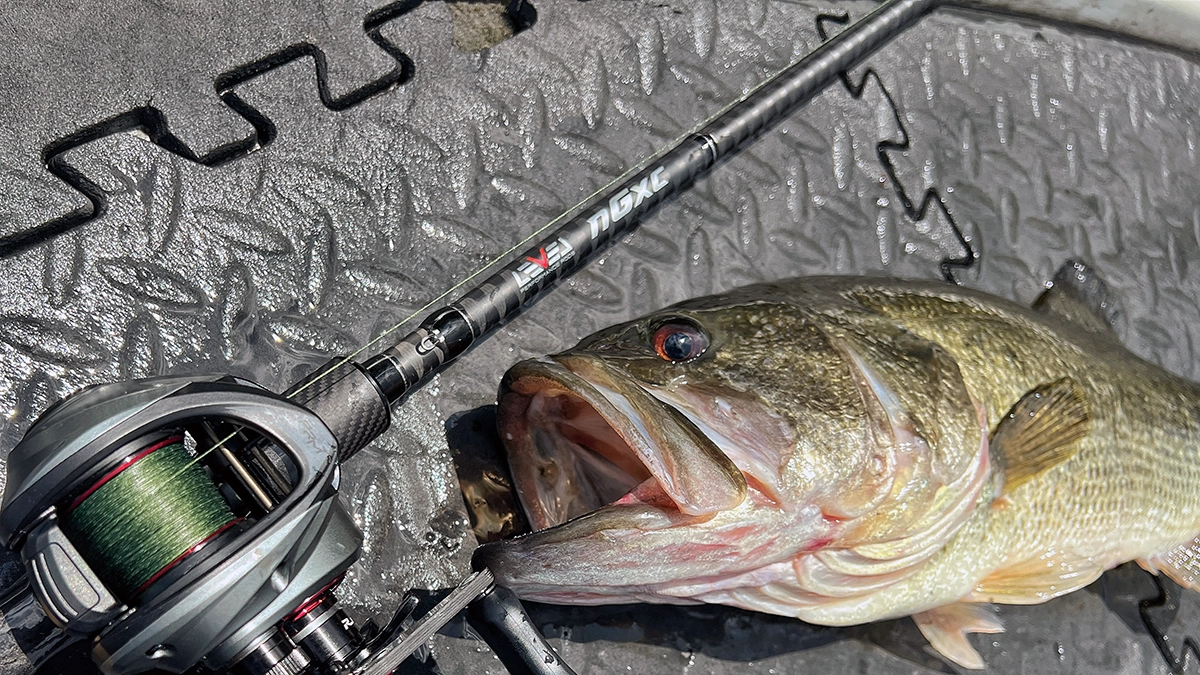 Level Rods NGXC catches largemouth bass