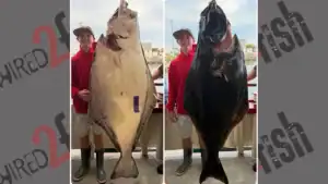 Teen Angler Lands Atlantic Halibut Larger Than Himself Off New England Coast