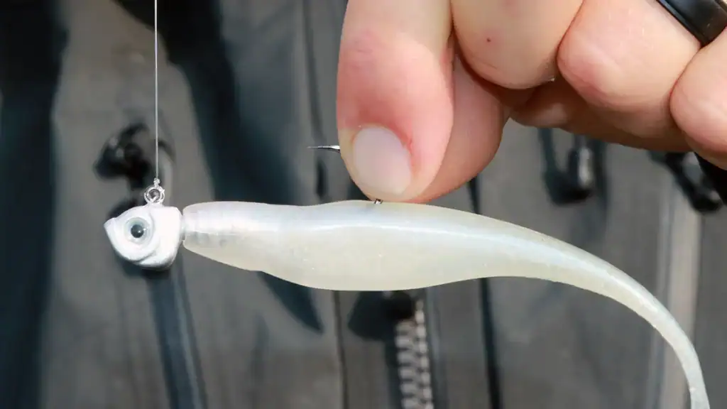 how to tie knot for vertical minnow fishing