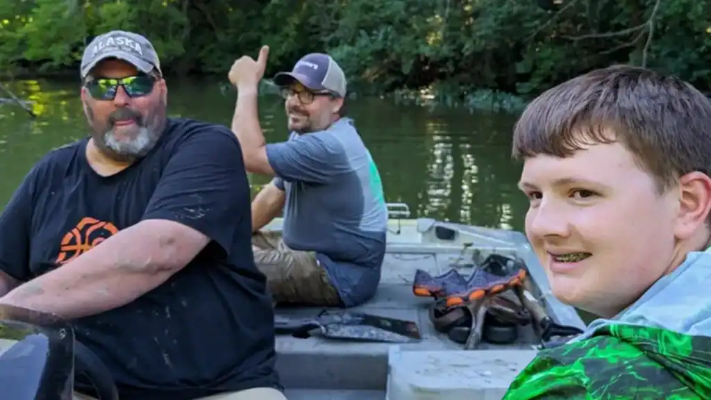 anglers in boat