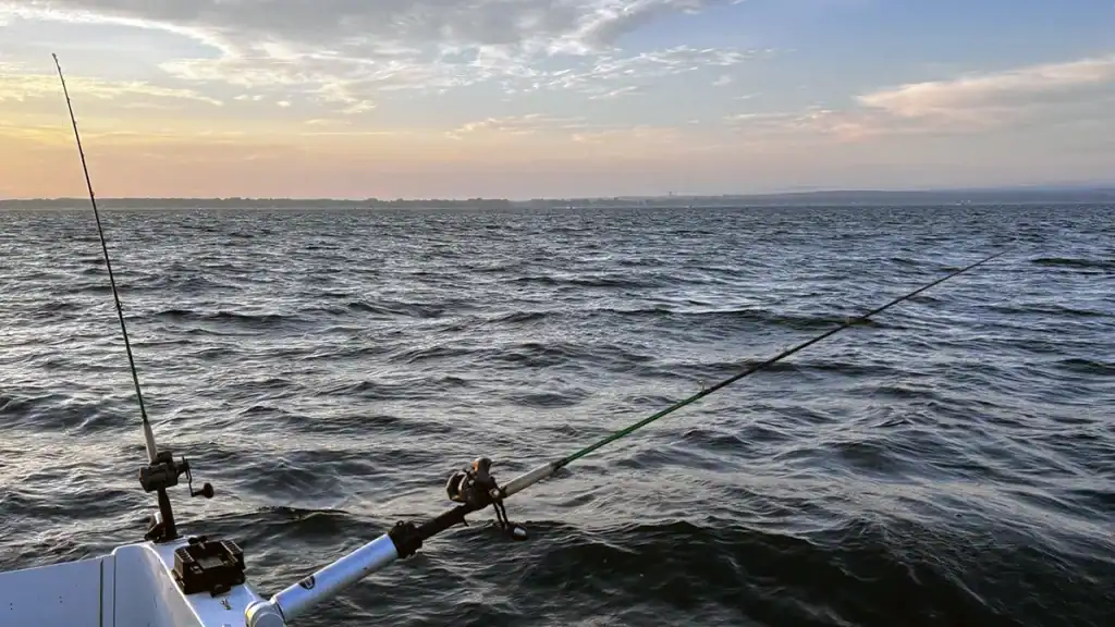 rod set up for bottom bouncing