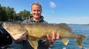 Fall walleye fishing